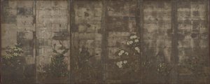 Fleurs des saisons, écrans (six panneaux), 1600-30 - Tawaraya Sotatsu